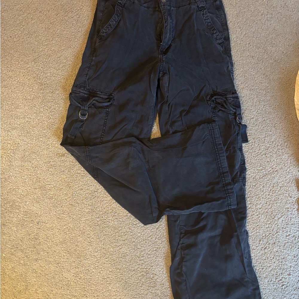 American Eagle Outfitters Black Cargo Pants